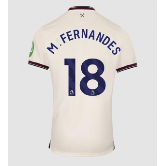 Billige Fotballdrakt West Ham United Mateus Fernandes #18 Replika Bortedrakt 2025-26 Kortermet